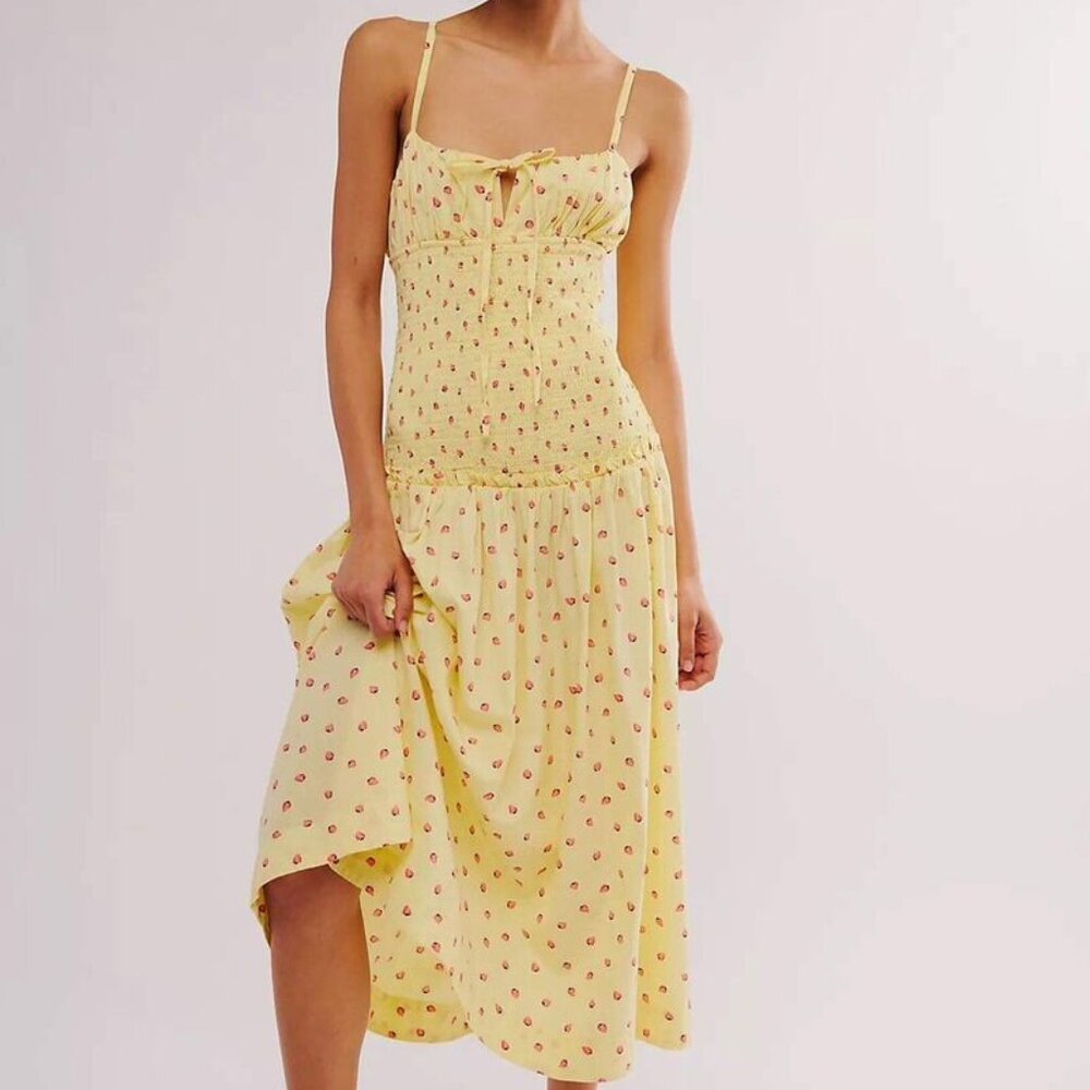 FREE PEOPLE lavender daze dress mid Sz XS NEW - Picture 1 of 11